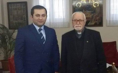 Ruslan İzzətli Vatikan təmsilçisi ilə görüşdü - Foto