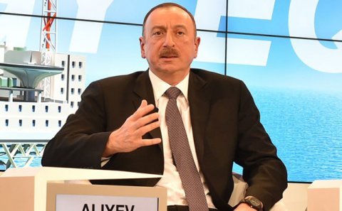 Prezident İlham Əliyev aksiyalardan danışdı - Video