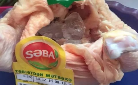 ''Səba''dan şikayət -''Bizi aldadırlar''...toyuq əvəzinə buz? FOTO