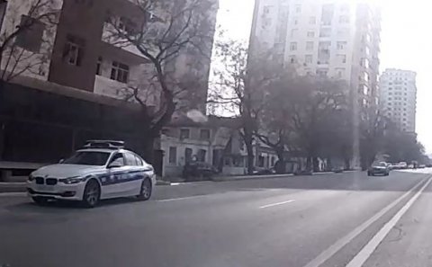 Daha bir yol polisi ifşa olundu - Biabırçı video