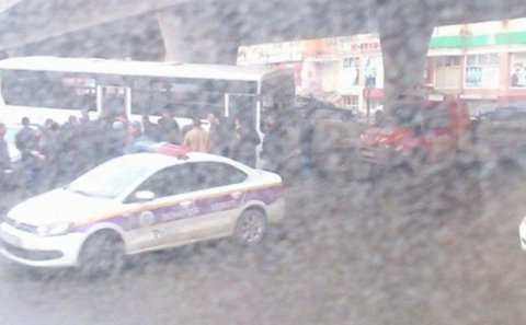 Bakıda daha bir avtobus qəzası