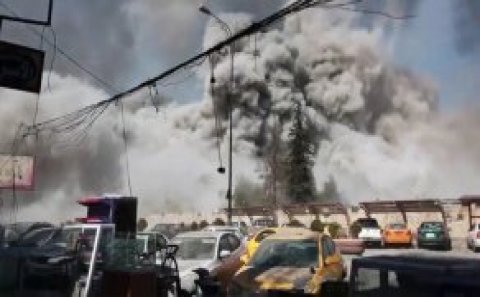 İŞİD-in qərargahı bombalandı – VİDEO