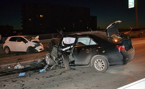 Salyan sakini avtomobil altında qalaraq ölüb