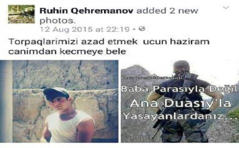 Şəhid Ruhinin SON STATUSU: “Canımdan keçməyə hazıram”