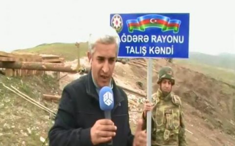 Düşməndən təmizlənən Talış kəndinə lövhə sancıldı - Azərbaycan dilində + Video