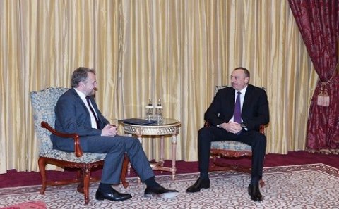 İlham Əliyev Bosniya və Herseqovinanın Rəyasət Heyətinin sədri ilə görüşüb