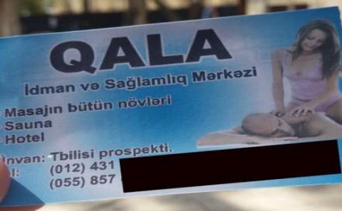 Bakının mərkəzində intim təklif - “Dayıcan, bütün xidmətimiz var”