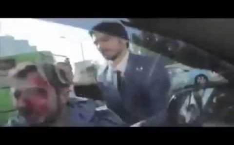 Bakıda idmançıların növbəti vəhşiliyi-Qızın maşınını... - VİDEO