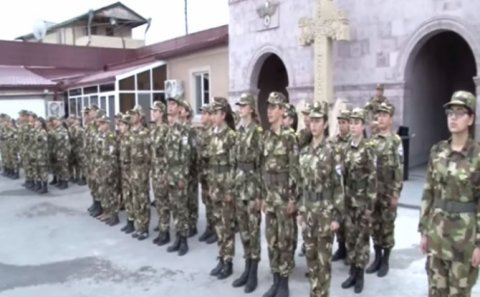 Ermənilər Qarabağda fiziki qüsurlu cavan qızlara... VİDEO