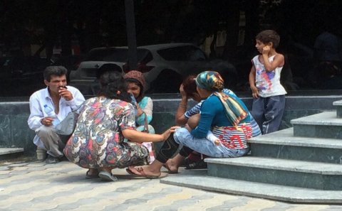 Bakıda dilənçilər saxlanıldı