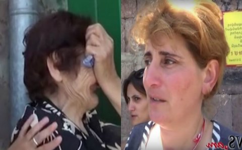 Erməni əsgərlərin anaları ağlaşma qurdu -Oğulları Qarabağa gedəcək VİDEO