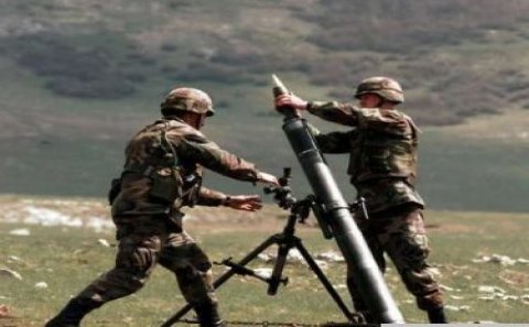 Düşmən atəşkəsi yenə pozdu - İriçaplı pulemyotlardan