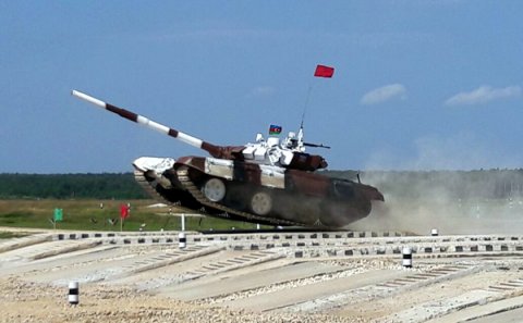 Tankçılarımız 5-ci yerdədir - “Tank biatlonu” müsabiqəsində