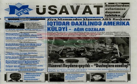 “Yeni Müsavat” və ona düzlənən mətbu orqanlar