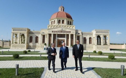 İlham Əliyev Xaçmaza getdi - Foto
