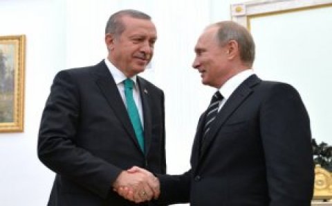 Ərdoğan Rusiya prezidentini təbrik edib
