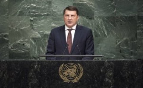 Latviya prezidenti BMT-də Qarabağdan danışdı