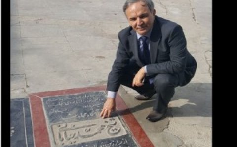 Əflatun Amaşov Səttarxanla Xiyabaninin məzarını ziyarət edib- FOTOLAR