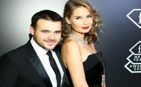 Emin Ağalarov model sevgilisi ilə - FOTOLAR