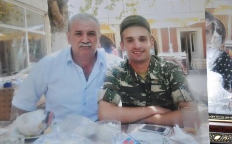 Oğlunun meyidini gözləyən ŞƏHİD ATASI - VİDEO, FOTOLAR