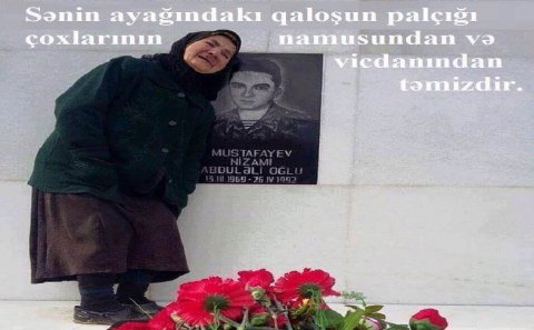 Şəhid anası ölüxanada işləyir - FOTO
