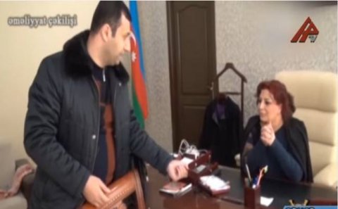 Gəncədə kollec müdiri belə həbs edildi - Video