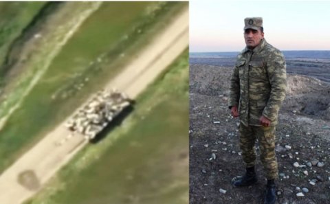 Azərbaycanın canlı tankı: Döyüşə-döyüşə... - VİDEO