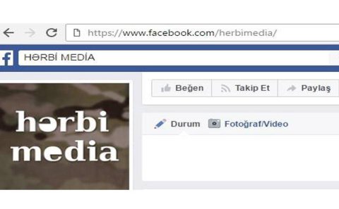 Ermənilər Facebook-da Azərbaycan dilində hərbi səhifə yaratdılar - DİQQƏTLİ OLUN!