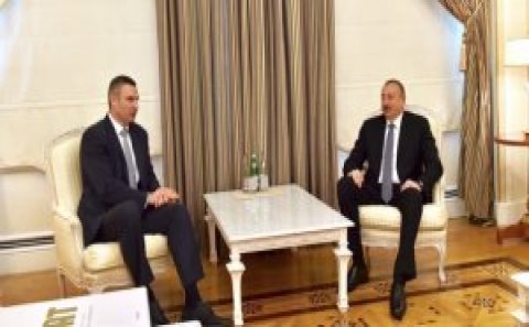 Vitali Kliçko İlham Əliyevin qəbulunda