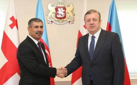 Zakir Həsənov Gürcüstanın baş naziri ilə görüşüb