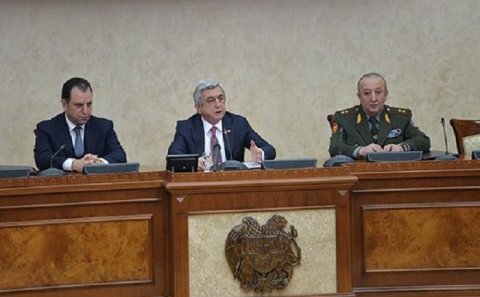 Ermənistanda gizli Qarabağ müzakirəsi - Hərbi Polisin rəisi işdən qovuldu