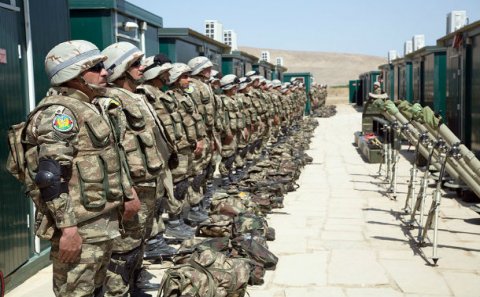Silahlı Qüvvələrin motoatıcı taborunun təlimi başlayıb – FOTO