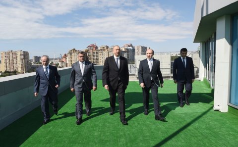 İlham Əliyev açılışda - Fotolar