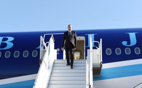 Prezident İlham Əliyev Soçidə səfərdədir - FOTO