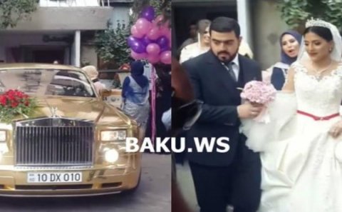Ərəb bəy Bakıdan qız aldı - Gəlini 