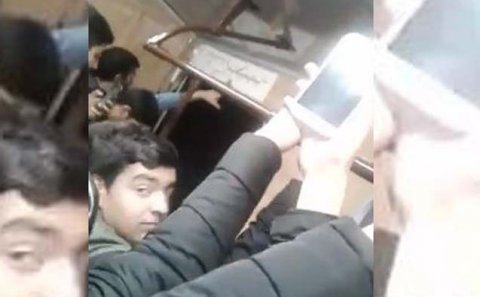 Bakı metrosunda HƏYƏCAN və QORXULU anlar - Video