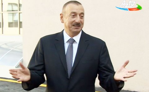 Prezident Tərtərə getdi