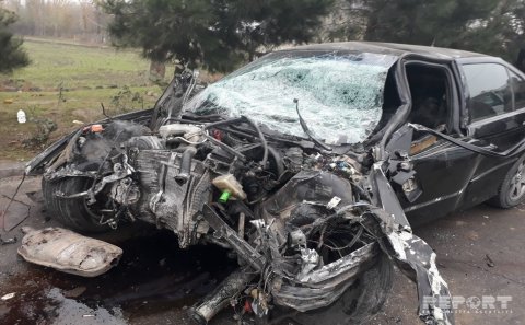 Bərdədə AĞIR YOL QƏZASI – 11 nəfər yaralı – FOTO
