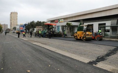 Bakıda daha bir küçədə təmirə bağlandı – FOTO