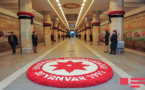 Azərbaycanda 20 Yanvar şəhidlərinin xatirəsi bir dəqiqəlik sükutla yad edilib