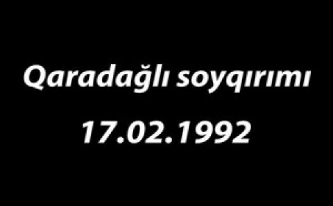 Qaradağlı qətliamından 26 il ötür