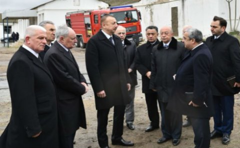 Prezident yanğınla bağlı tapşırıqlar verdi