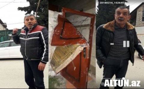 Prezidentliyə namizəd Sərdar Cəlaloğlunun qardaşı oğlunun evinə BASQIN EDİLDİ - FOTO/VİDEO