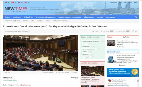 Ermənistanın “zorakı demokratiyası”: Sarkisyanın hakimiyyəti özündən özünə ötürməsi
