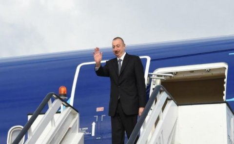 Prezident İlham Əliyevin Türkiyəyə səfəri başladı