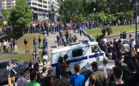 Rusiyada aksiyalar başladı: Moskvaya qvardiya yeridildi