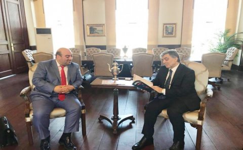 Abdullah Gülə “Azərbaycanın dostu” qızıl ordeni təqdim olundu – FOTO