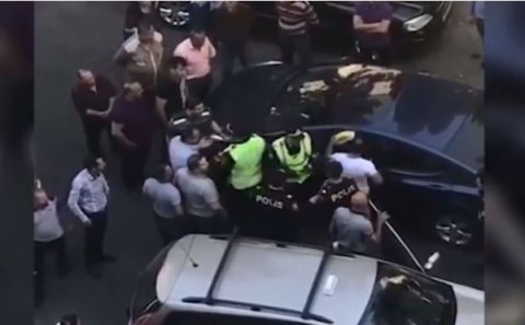 Sürücü ilə polislər arasındakı İNSİDENTƏ DİN-dən AÇIQLAMA (VİDEO)