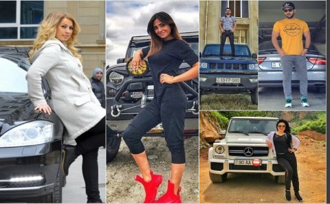 Bu da “Maşın”ın iştirakçılarının bahalı avtomobilləri: 190 min dollar…. – FOTOLAR