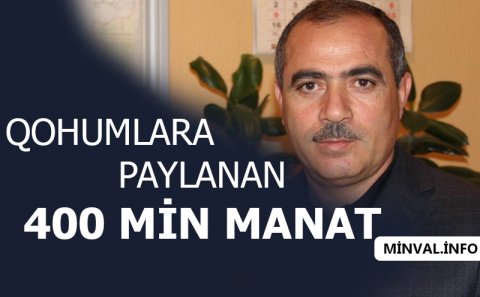 İşdən çıxarılan icra başçısını həbsə aparacaq səbəblər – “Prado”, 400 min…